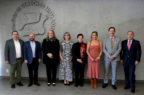Víctor Leopoldo Delgado Pérez, titular de la CODHEM, participó en la reunión regional para coordinar acciones de protección de derechos humanos rumbo al Mundial 2026.