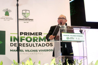 Manuel Vilchis presenta su Primer Informe de Actividades