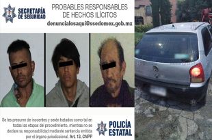 Agarran a ladrones en Santiago Tianguistenco