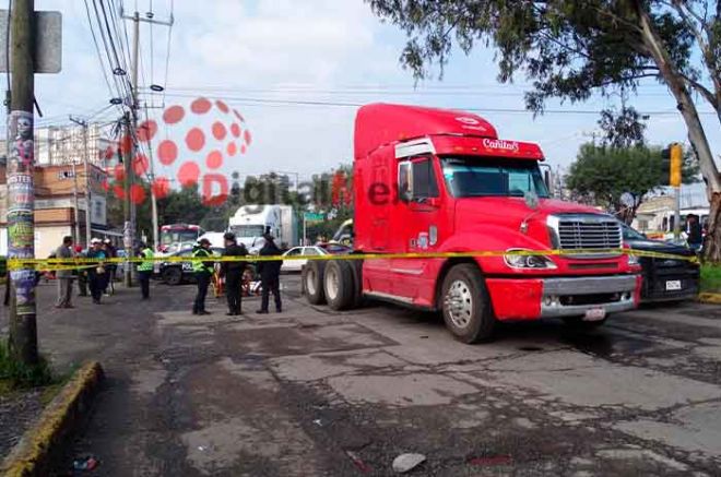 El accidente tuvo lugar este lunes en la delegación de San Lorenzo Tepaltitlán.