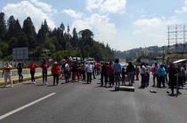 Protesta por la desaparición de un niño de 9 años de edad