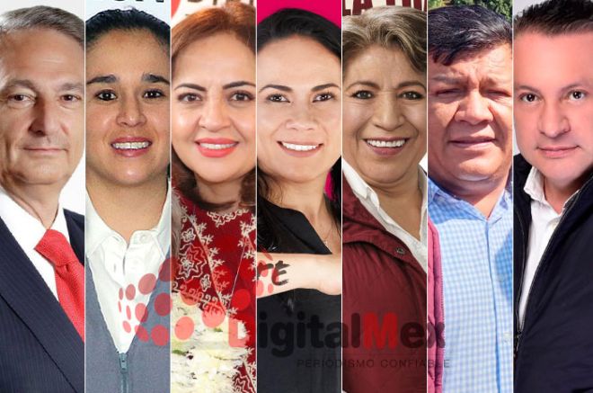 Luis Felipe Puente, Amalia Pulido, Ana Lilia Herrera, Alejandra del Moral, Delfina Gómez, Filiberto Álvarez, Roberto Téllez