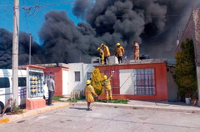 #Video: Vivienda arde en llamas en Huehuetoca