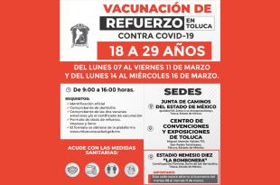 En esta jornada de vacunación estarán disponibles las tres sedes conocidas para la aplicación de las dosis de 9:00 a 16:00 horas.