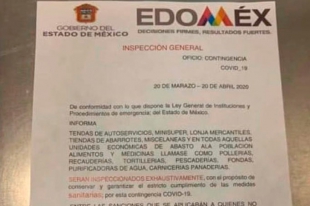 #Alerta #Edomex: Extorsionan a comercios con documento falso, aprovechando pandemia