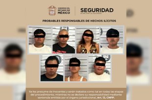 Seis hombres y una mujer fueron puestos a disposición del Ministerio Público; además, autoridades aseguraron dos automóviles y dos motocicletas.