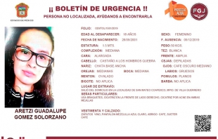 Desaparece estudiante en #VillaGuerrero