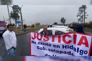 Las protestas se han extendido a la carretera México-Texcoco a la altura de Los Reyes La Paz.