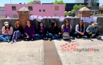 #Toluca: También protestan mujeres periodistas contra violencia de género