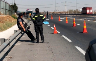 Policía iba en su bicicleta cuando fue arrollado en el Circuito Exterior Mexiquense, en #Nezahualcóyotl