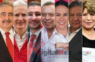 Ricardo Sodi, Alfredo del Mazo, Elías Rescala, César Camacho, Alejandra del Moral, Higinio Martínez, Delfina Gómez