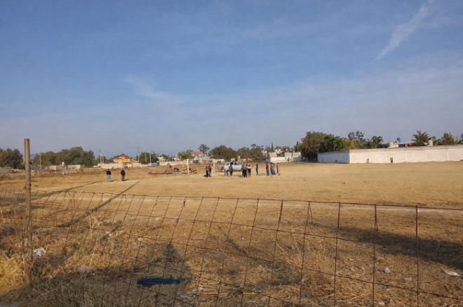 Elementos de seguridad y Protección Civil resguardaron el área del incidente en San Juan Teotihuacán mientras se brindaba atención a los turistas lesionados