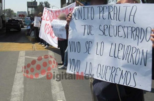 Bloquean vialidades tras secuestro de líder comunitario en #Texcoco