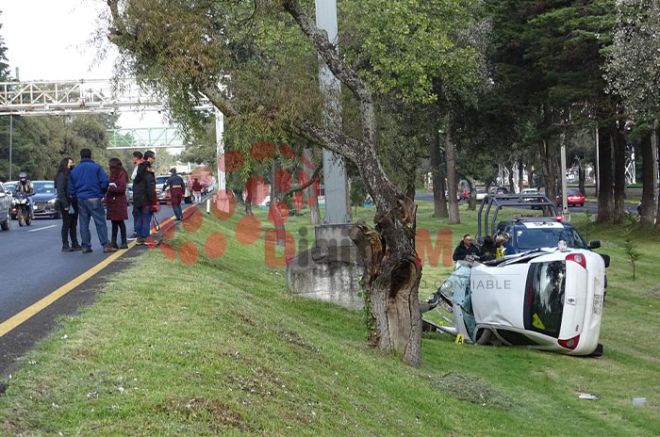 El accidente tuvo lugar frente al Centro Médico ISSEMyM