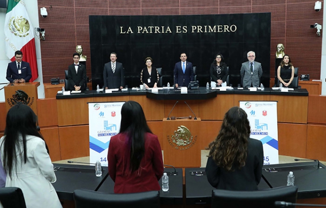 Inauguran en el Senado Primer Simulacro Educativo “Global Sen Mex Mun 2018”