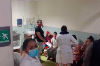 Los alumnos fueron trasladados al Hospital “Dr. Fernando Quiroz Gutiérrez”