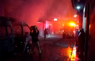 Incendian otra combi en Vallejo, CDMX