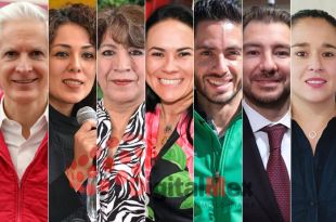 Alfredo del Mazo, Denisse Ugalde, Delfina Gómez, Alejandra del Moral, José Couttolenc, Elías Rescala, Amalia Pulido