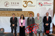 Arlen Siu Jaime Merlos, magistrada presidenta del TEEM, durante la entrega del reconocimiento por la implementación del Modelo de Gestión de Riesgos de Corrupción 3.0 en la Defensoría Electoral.