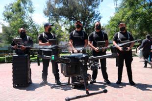 Drones del grupo VANT, perteneciente al Centro de Mando Municipal de Toluca