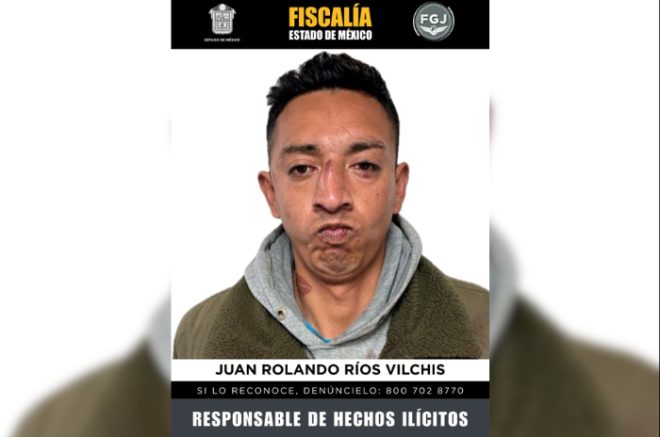 Juan Rolando Ríos Vilchis fue sentenciado a 11 años y ocho meses de prisión por robo con violencia.