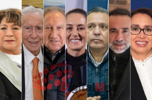 Delfina Gómez, Ignacio Pichardo, Arturo Montiel, Claudia Sheinbaum, Ricardo Moreno, Fernando Flores, Azucena Cisneros 