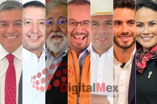 David Sánchez, Pedro Zenteno, Alejandro Encinas, Omar Ortega, Arturo Piña, José Couttolenc, Alejandra del Moral