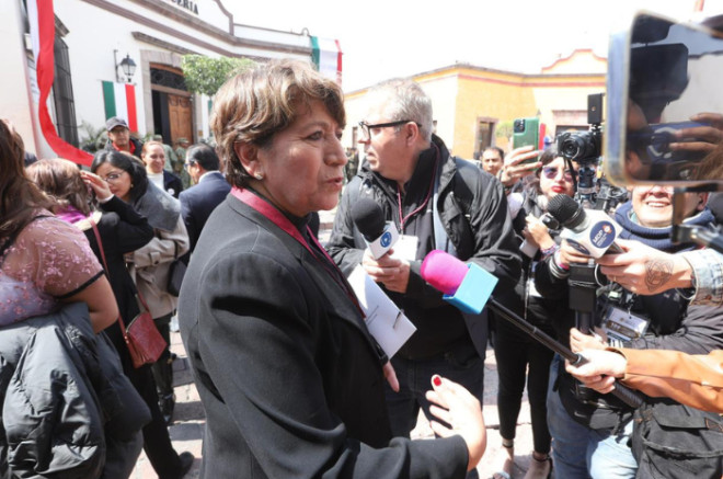 Delfina Gómez Álvarez respaldó la estrategia de seguridad federal y la Operación Enjambre durante su participación en la ceremonia por el 109 Aniversario de la Constitución