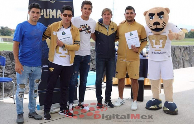 Cantera de la UNAM en Metepec recibe capacitación del primer equipo