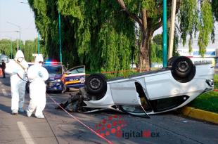 El incidente tuvo lugar al filo de las 04:30 horas frente a una escuela particular en dirección a Paseo Colón.