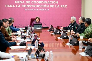 La estrategia de seguridad de la Gobernadora Delfina Gómez Álvarez rinde frutos con el trabajo conjunto y coordinado de las instancias de seguridad y procuración de justicia estatal y federal.