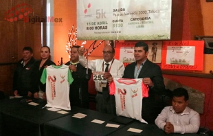 Presentan segunda edición de la carrera atlética contra las adicciones