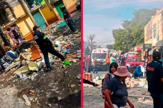 Panaderia vuela en pedazos por gaz LP acumulado en Tepotzotlán