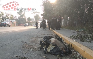 Tiran caballo muerto en Zinacantepec y policías lo confunden con mujer