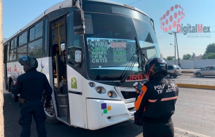 Arrancan operativos para retirar transporte público sin verificación en Toluca