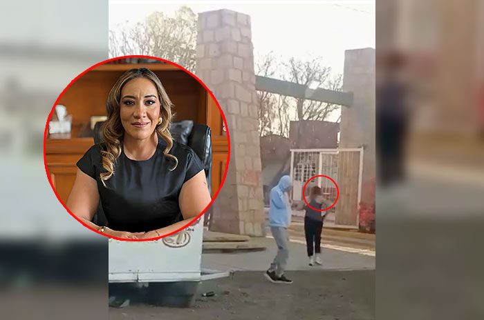 Durante la emergencia, Oyuky Ramírez Burciaga protegió a su hijo de tres años y buscó ayuda para auxiliar también a su padre, quien igualmente resultó lesionado.