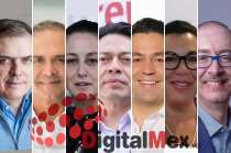 Marcelo Ebrard, Miguel Ángel Mancera, Claudia Sheinbaum, Mario Delgado, Guillermo Zamacona, Yolanda Ballesteros, Carlos Eduardo Díaz