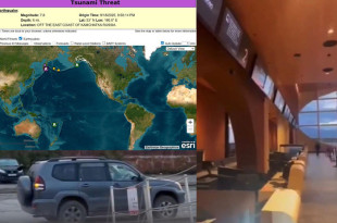 De acuerdo con el Servicio Geológico de Estados Unidos (USGS), el movimiento telúrico ocurrió a unos 10 kilómetros de profundidad, cerca de la costa oriental de la península de Kamchatka.