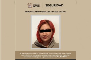 Tras la intervención de los policías estatales, fue arrestada.