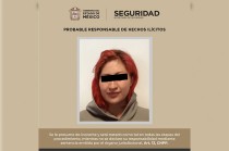 Tras la intervención de los policías estatales, fue arrestada.