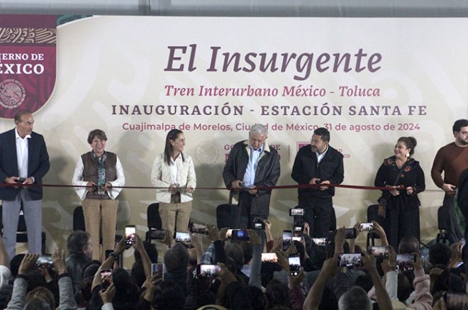 Ya puedes viajar a Santa Fe en el Tren Interurbano México-Toluca "El Insurgente"; fue inaugurado