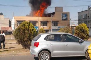 #Video: Se incendia purificadora de agua en #Edoméx