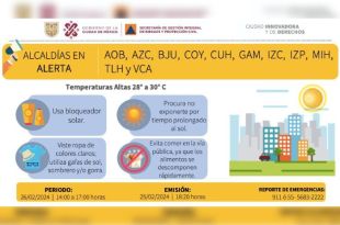 Se recomienda tomar precauciones para evitar un golpe de calor o quemaduras.