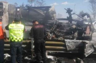 El accidente se registró en el kilómetro 38, en la colonia Jorge Jiménez Cantú.