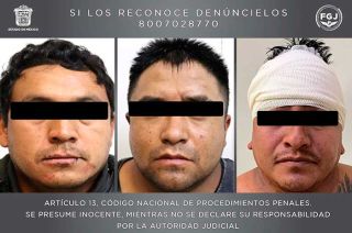 Detienen a tres sujetos por secuestro en Edoméx