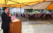 Anuncia alcalde de Tejupilco la construcción de techumbre para escuela &quot;Revolución&quot;