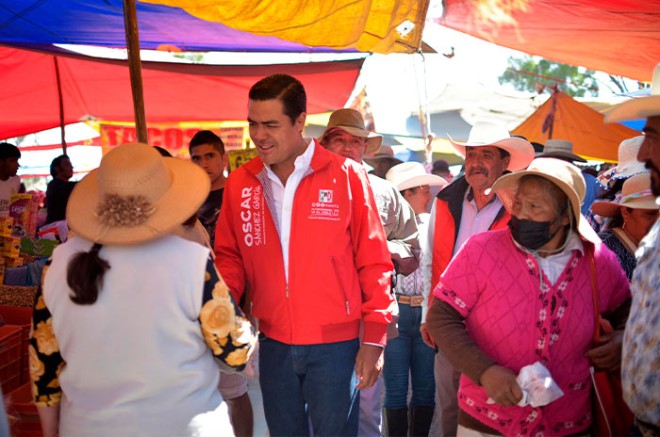 Día 19 de campaña, Oscar Sánchez García, candidato del PRI 