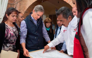 Apoyo permanente a afectados por el terremoto: Alfredo del Mazo