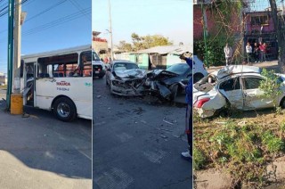 Al menos tres accidentes automovilísticos se registraron la mañana de este viernes en distintos puntos del Valle de Toluca.