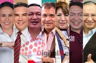 Alejandra del Moral, Alejandro Moreno, Miguel Ángel Osorio Chong, Mario Cervantes, Delfina Gómez, Mario Delgado, Raymundo Martínez